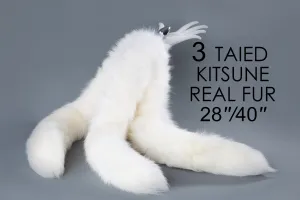 3 tailed kitsune tail butt plug real fox kitsune tail plug long white fox tail plug detach tail buttplug sex toy bdsm anime cosplay