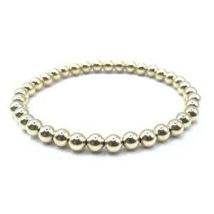 5mm Waterproof 14k Gold Filled Karma Bracelet 6.5" - 7"