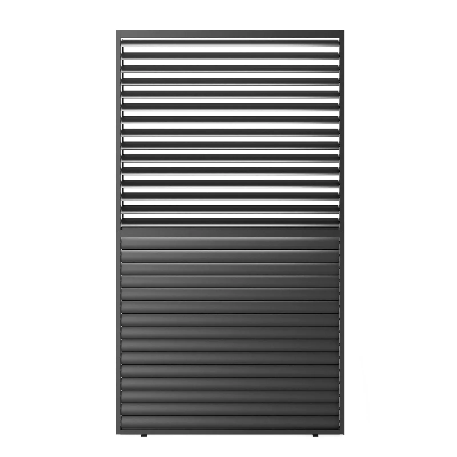 9720 Louver Grille 1/3 13ft aluminum frame & louvers