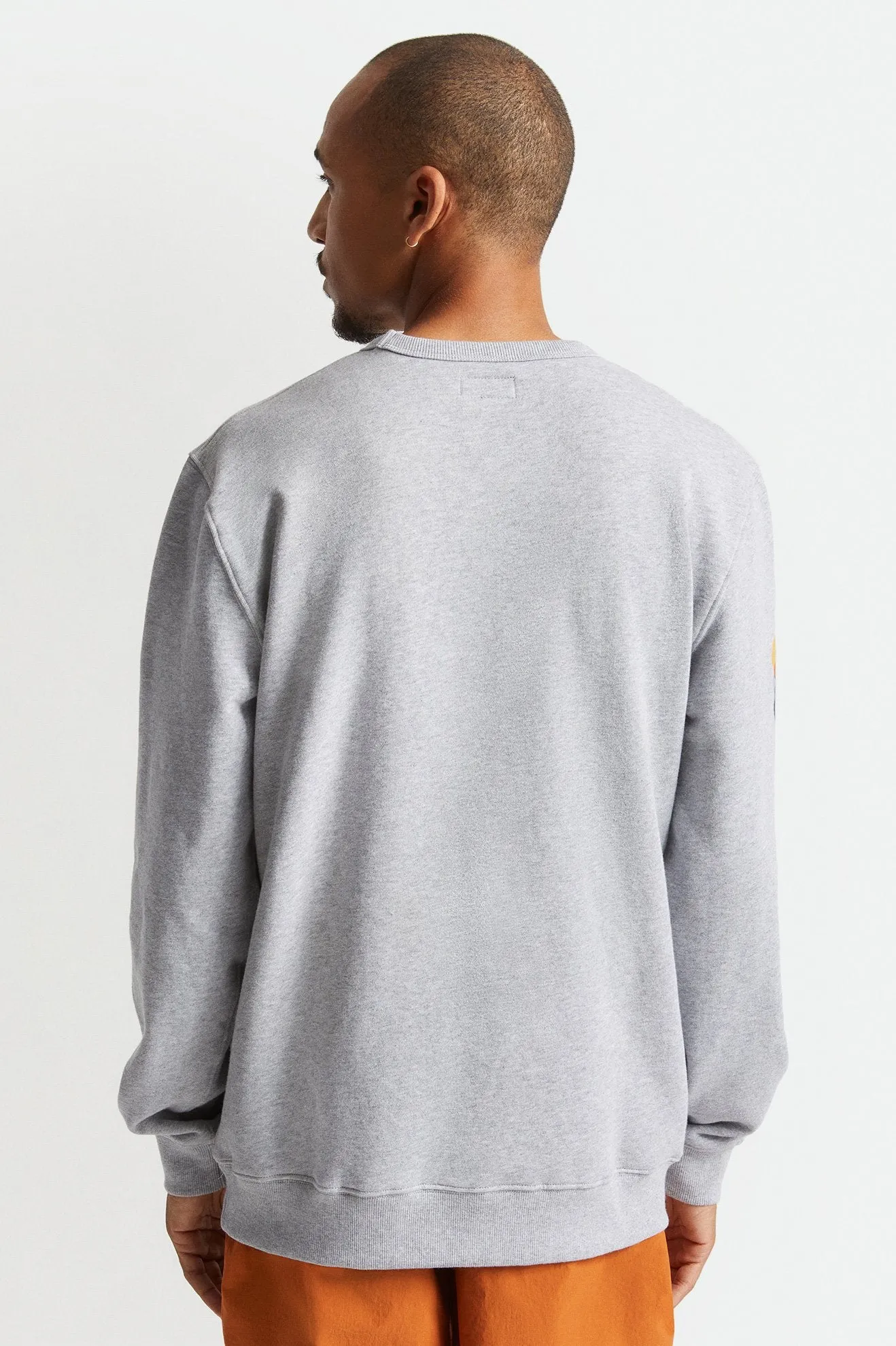 BRIXTON ALTON CREW - HEATHER GREY