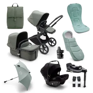 Bugaboo Fox 5 Ultimate Newborn Bundle - Forest Green