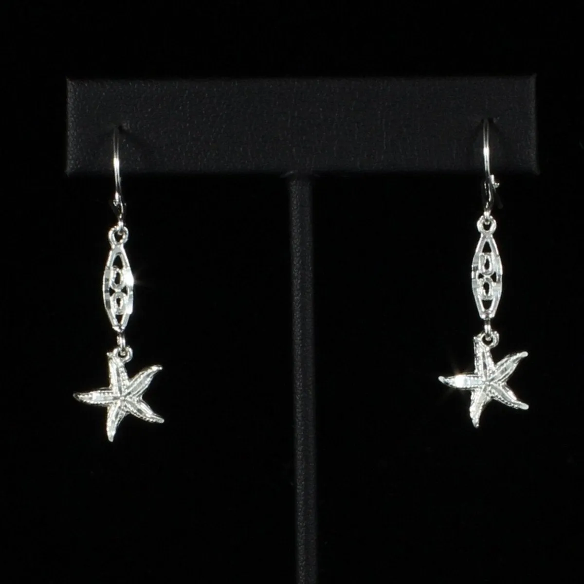 Caribbean Starfish with Extender Bar Long Earring