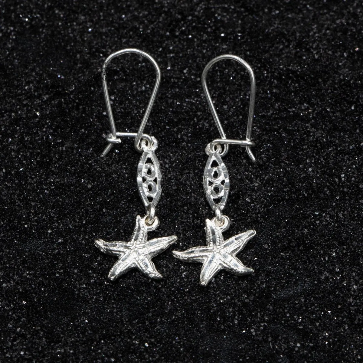 Caribbean Starfish with Extender Bar Long Earring