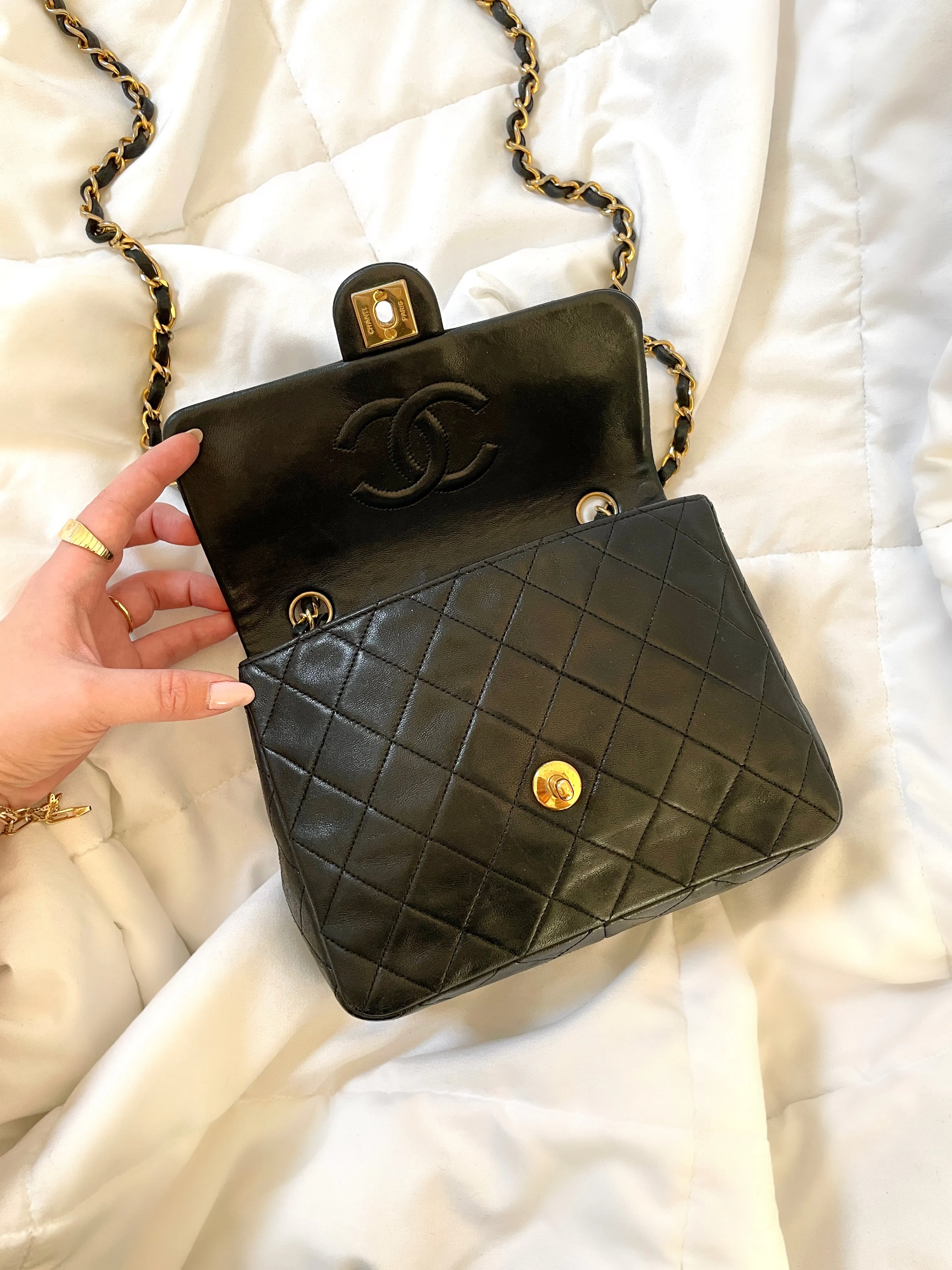 CL Lambskin Small Flap Bag