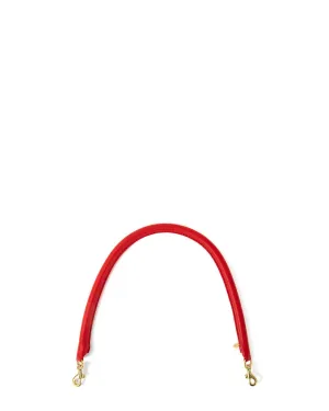 Clare V. - Tubular Shoulder Strap in Red Italian Nappa