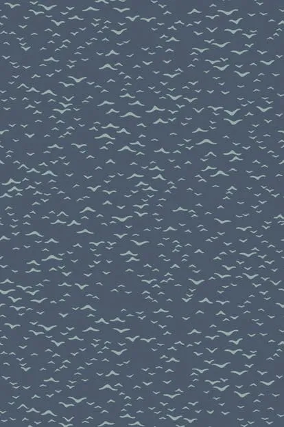 Farrow & Ball Wallpaper Yukutori BP 4305 Navy Blue