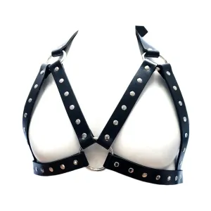 Female Chest Harness - BLACK