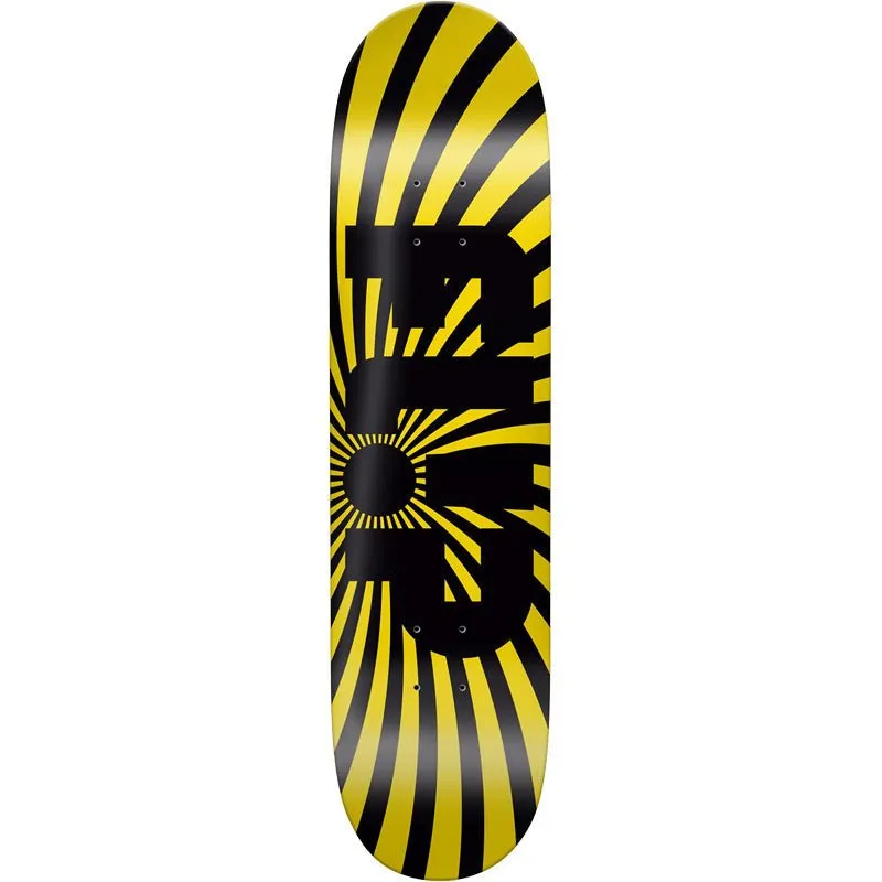 Flip 8.25" Odyssey Spiral Yellow Skateboard Deck