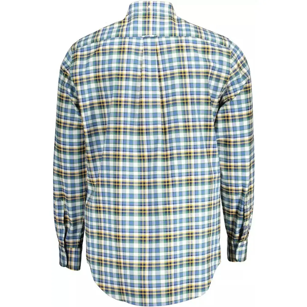 Gant Blue Cotton Mens Shirt