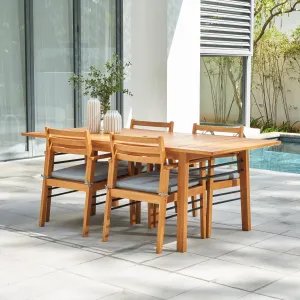 Gloucester Teak-like 5-Piece Dining Set