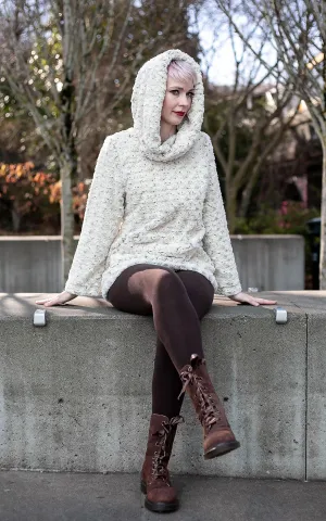 Hooded Lounger - Rosebud Faux Fur