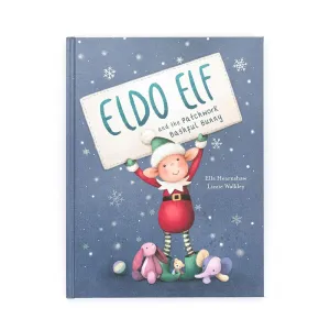 JellyCat Eldo Elf and the Patchwork Bashful Bunny