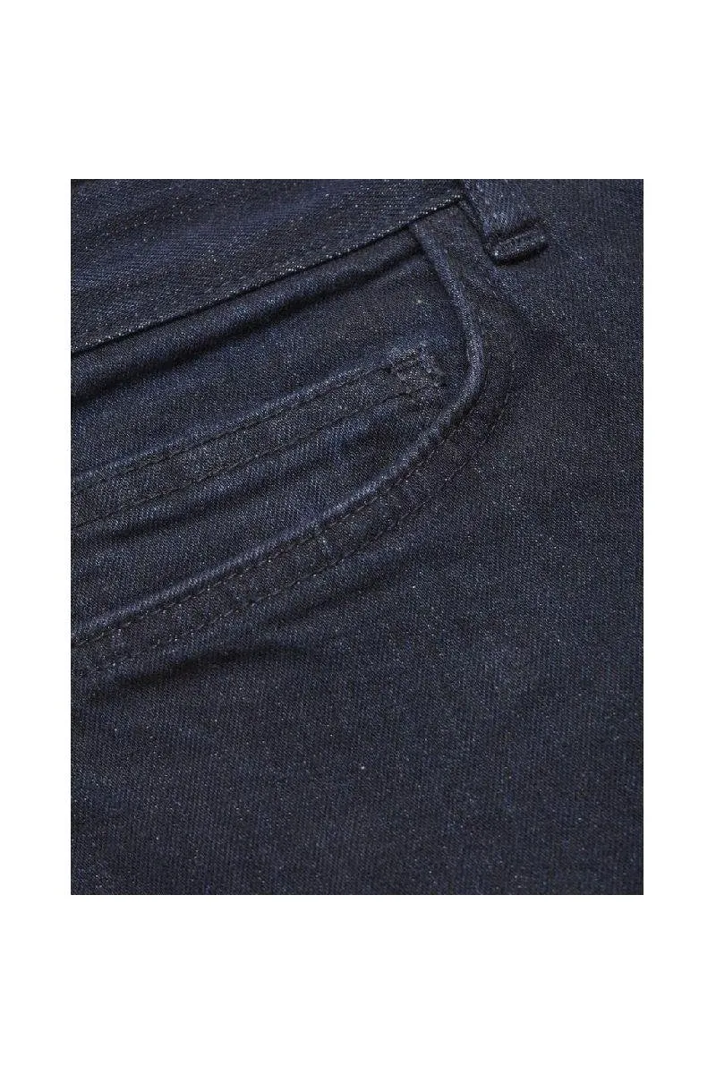 Knowledge Cotton Apparel Oak Blue Rinse Selvedge Denim - GOTS/Vegan