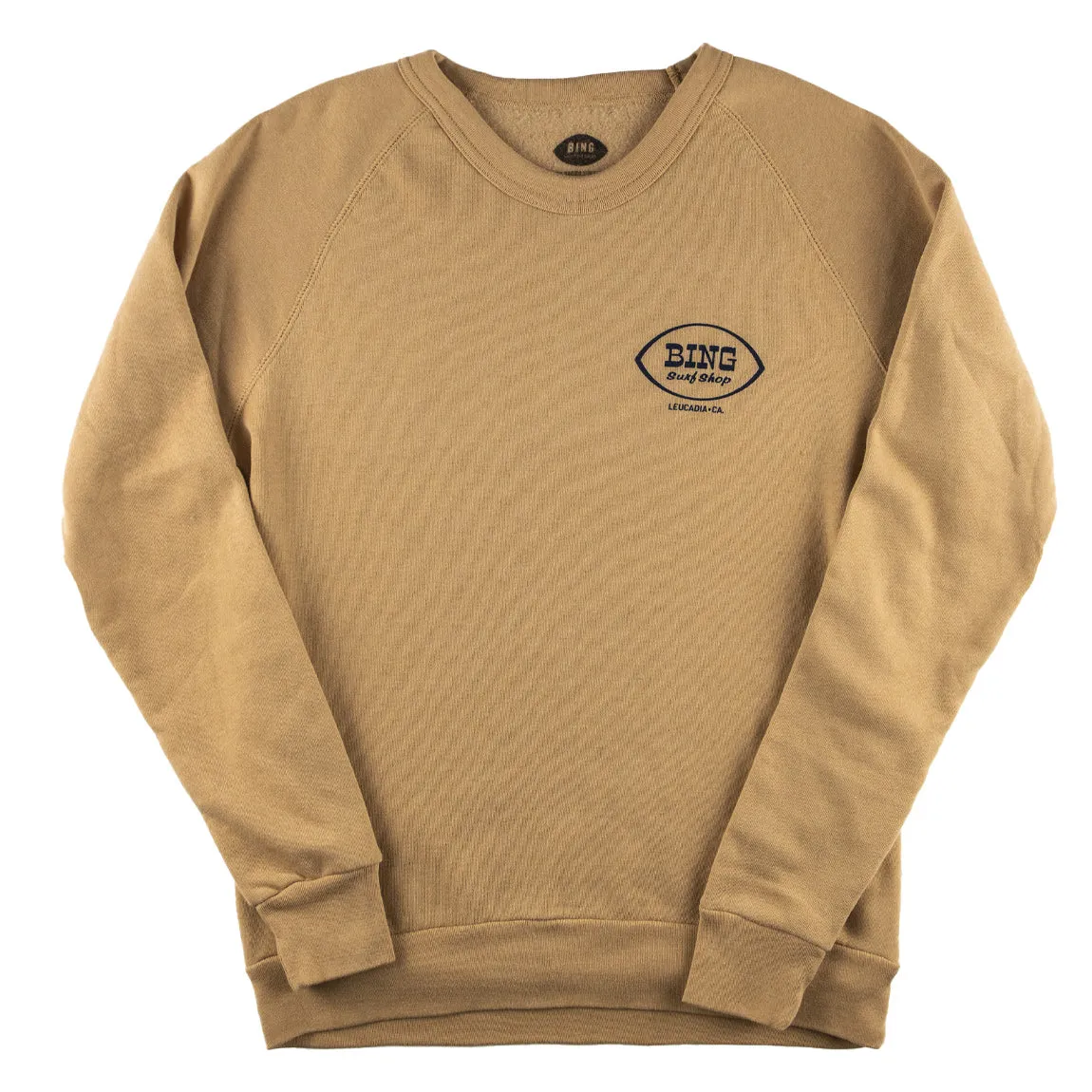 LEUCADIA SHOP Premium Crew Sweatshirt - Camel