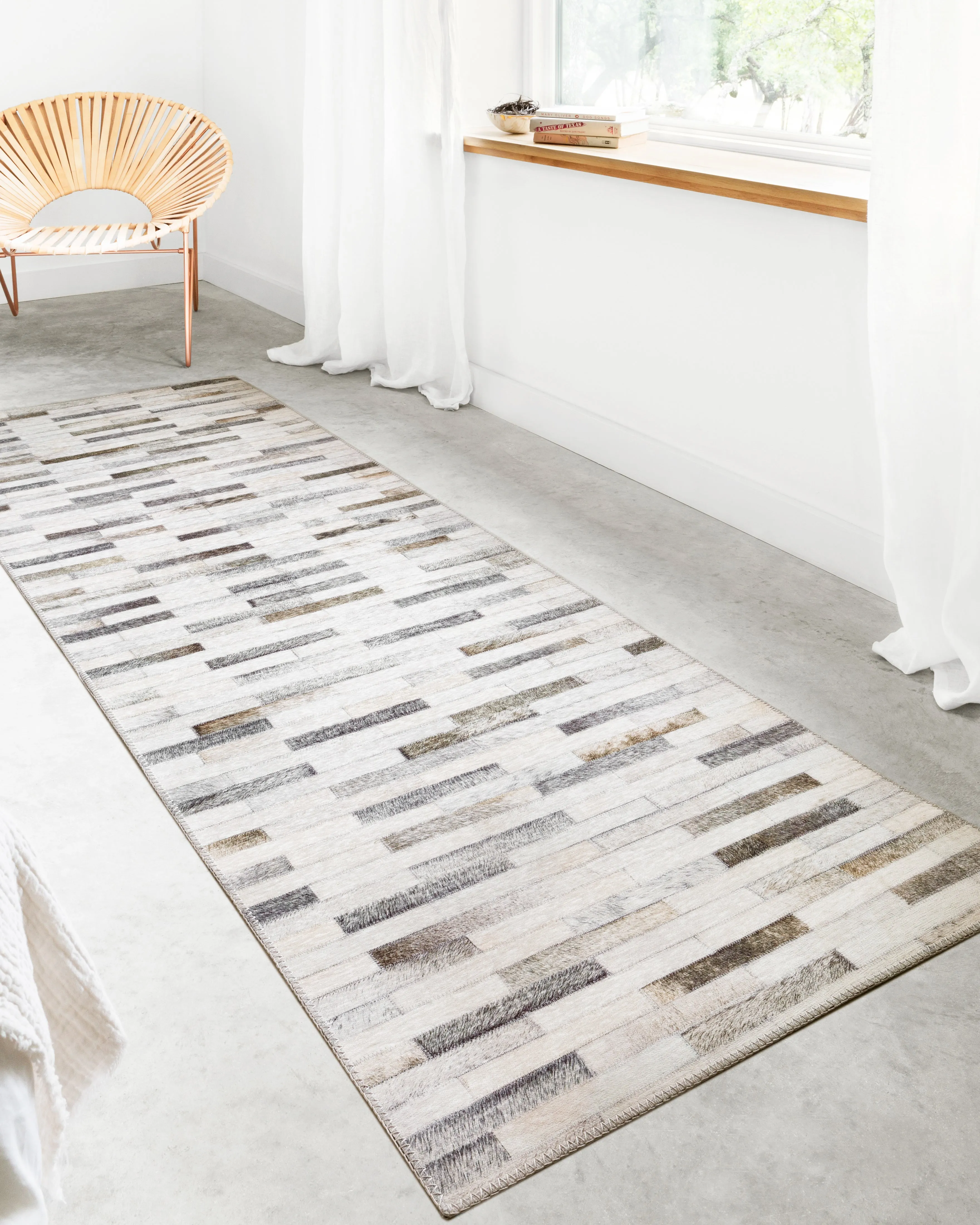 Maddox Rug in Ivory & Grey