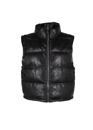 Mauritius Ellice OS Leather Puffer Vest - FS