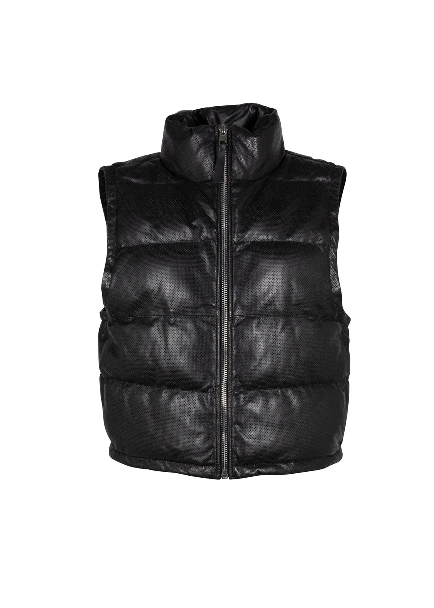 Mauritius Ellice OS Leather Puffer Vest - FS