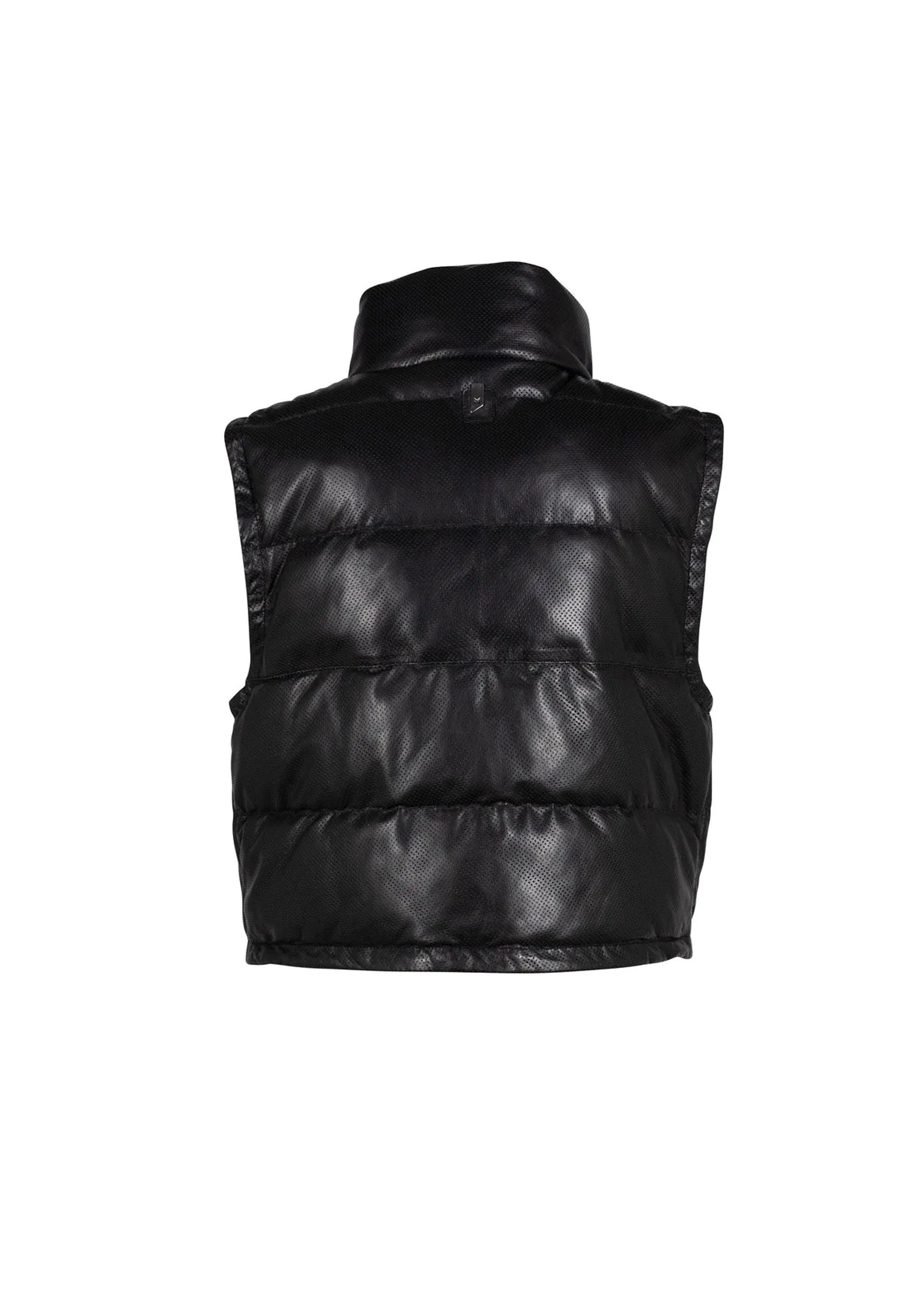 Mauritius Ellice OS Leather Puffer Vest - FS