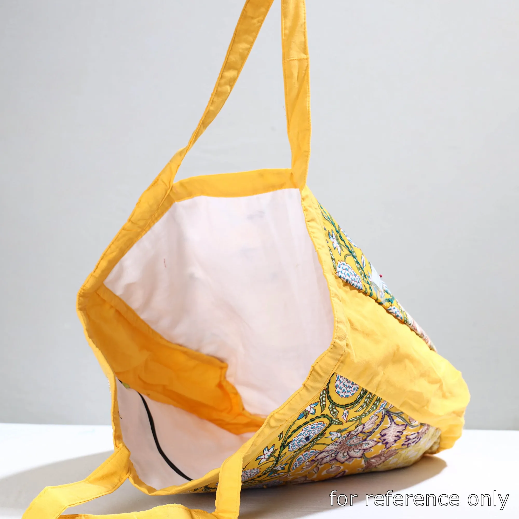 Multicolor - Jugaad patchwork Handmade Tote Bag 08