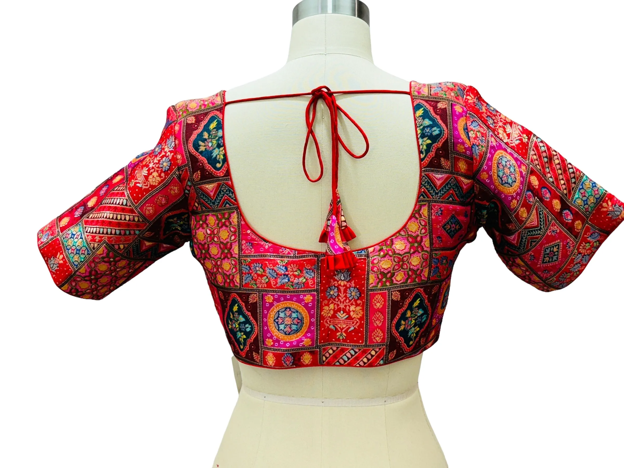 MULTICOLORED PRE STITCHED BLOUSE