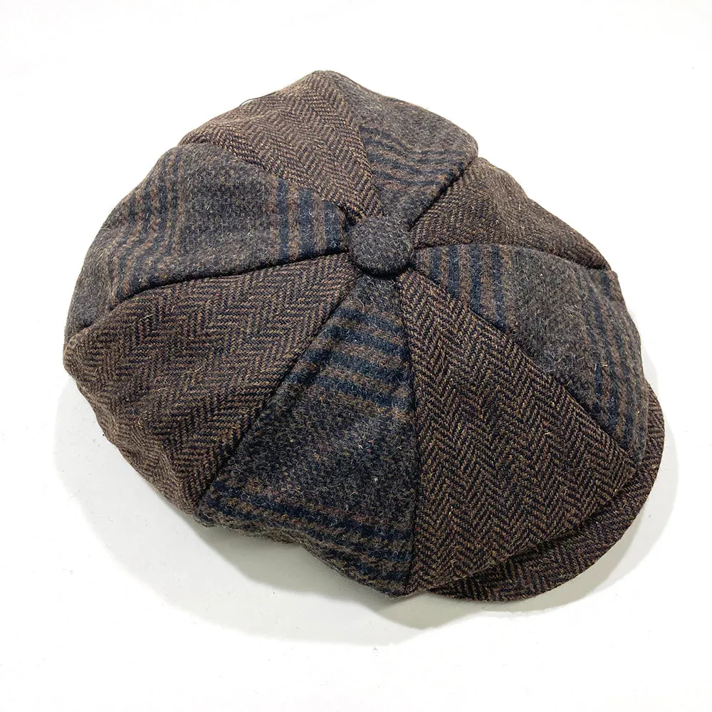 Patchwork Newsboy Cap