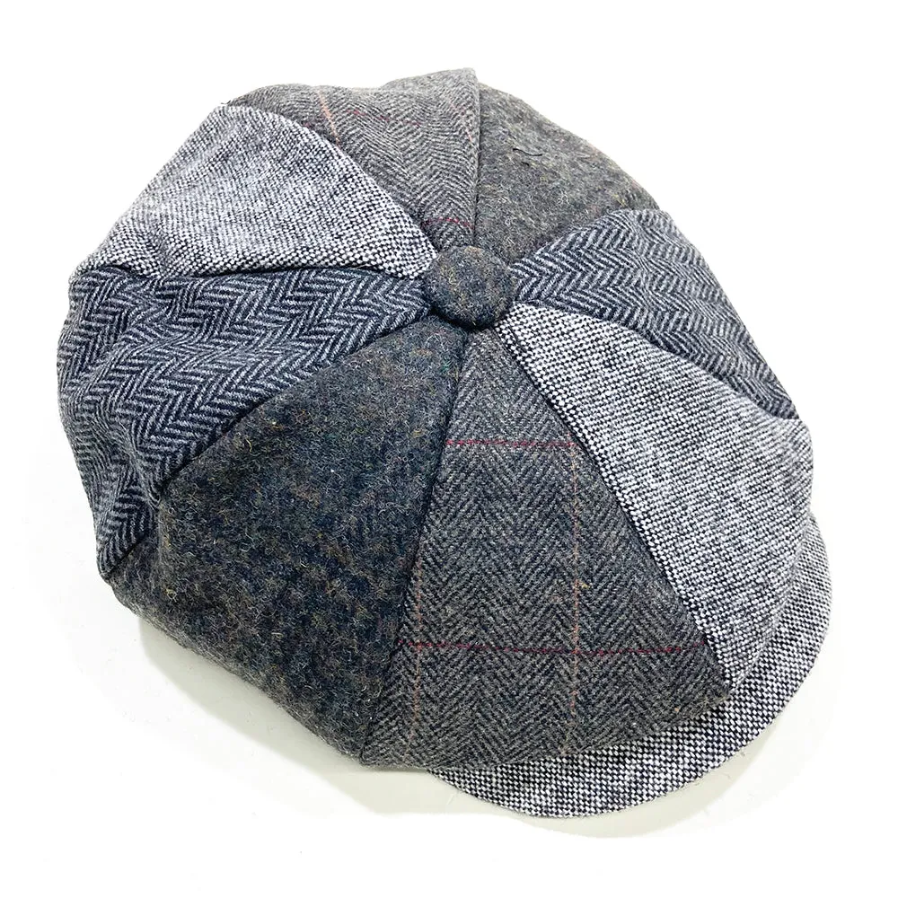 Patchwork Newsboy Cap