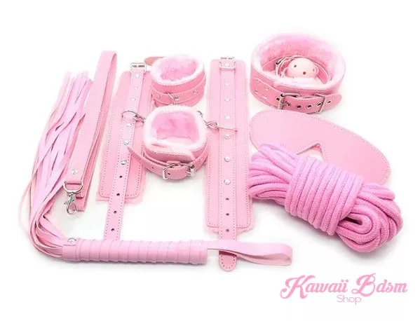 Pink Princess Bondage 7Pcs Set