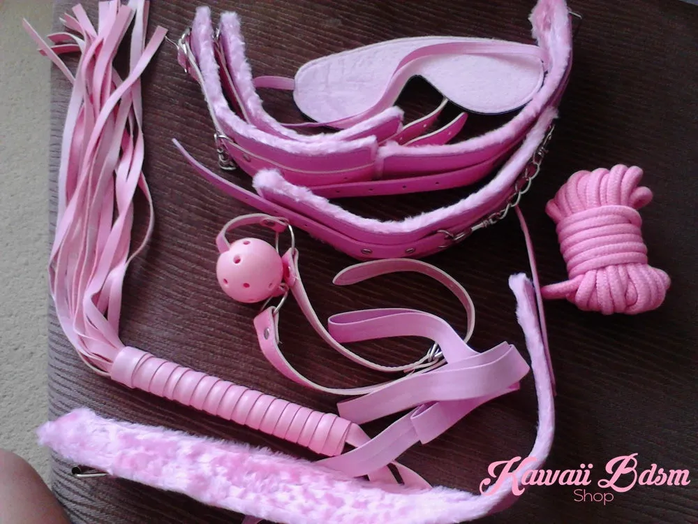 Pink Princess Bondage 7Pcs Set