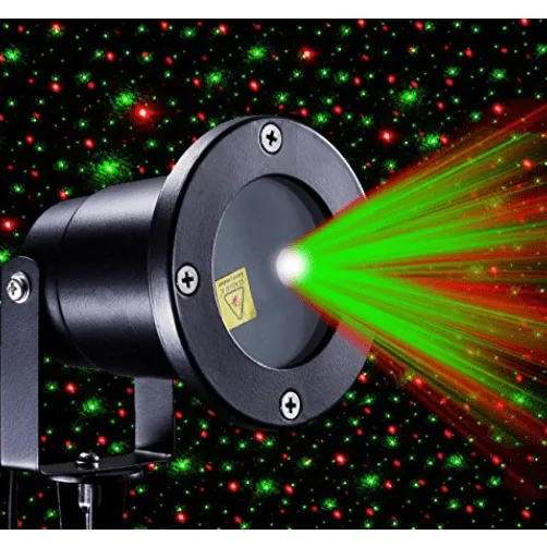 Red and Green Moving Firefly Laser Light Projector