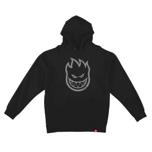 SPITFIRE BIGHEAD PULLOVER HOODED SWEATSHIRT BLACK