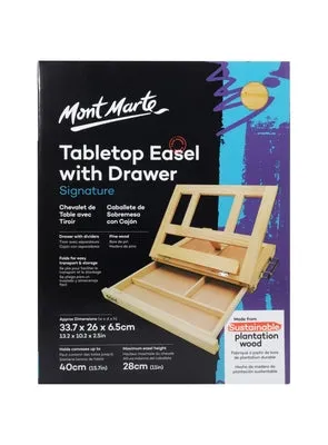 Table Easel with Drawer Signature