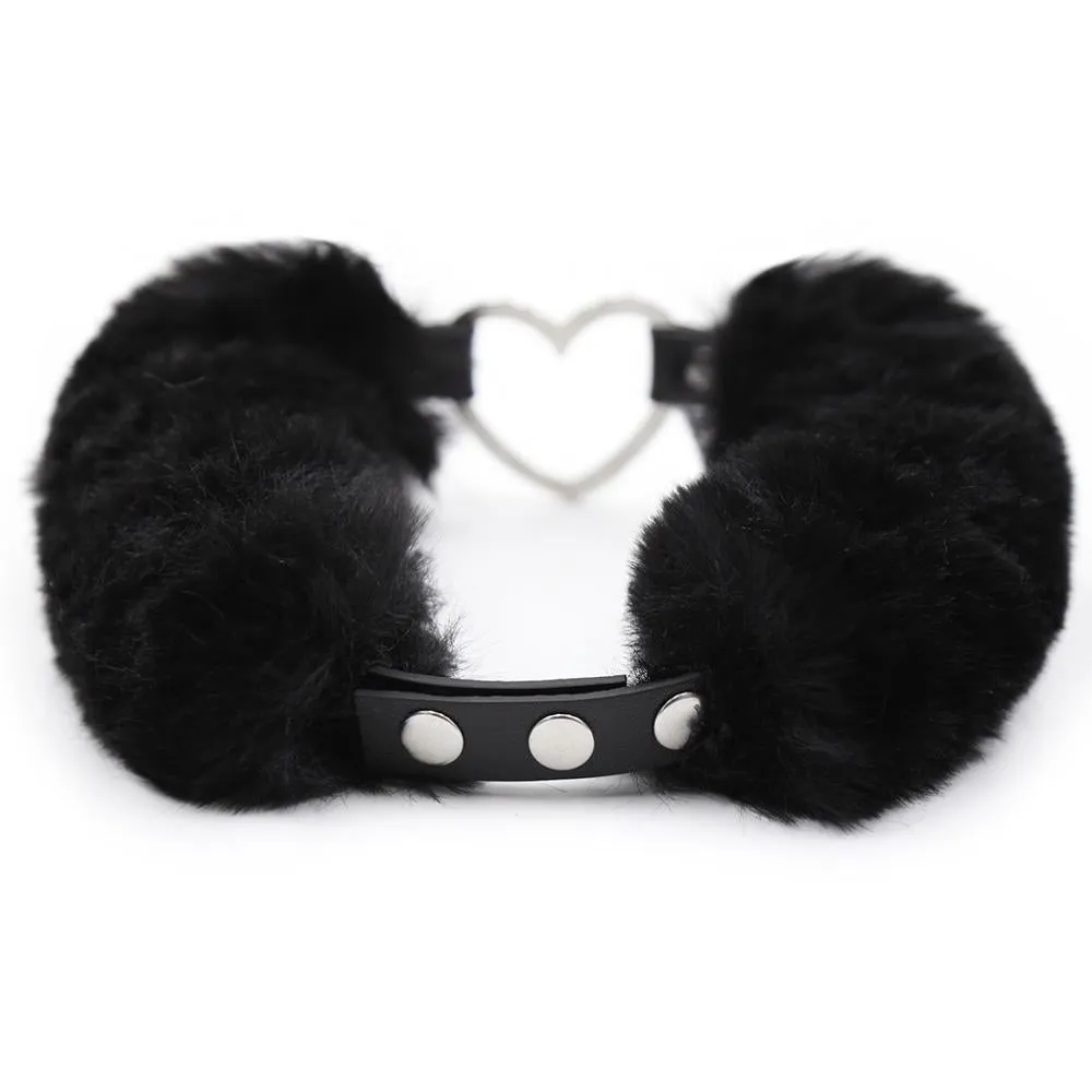 VF Fluffy Collar with a Stainless Steel Heart Feature