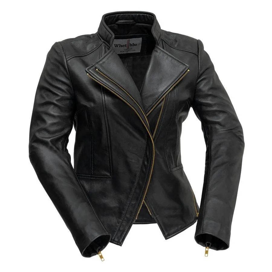 ZOEY - LADIES LEATHER BLAZER